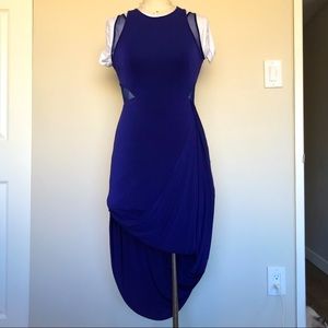 Bcbg max Azria navy stretch knit dress